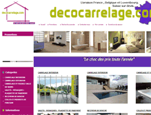 Tablet Screenshot of decocarrelage.com